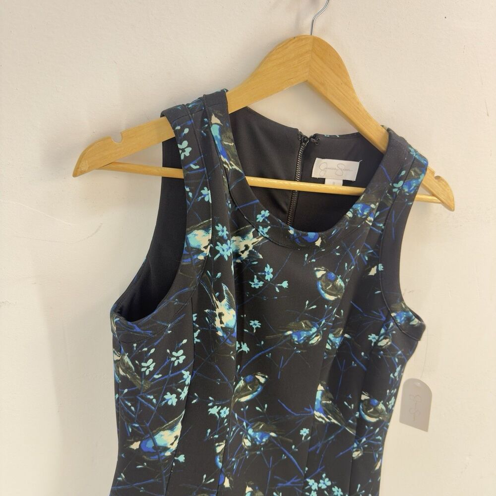 Jessica Simpson Bird And Floral Patterned Dress SZ 8 NEW - Picture 14 of 16